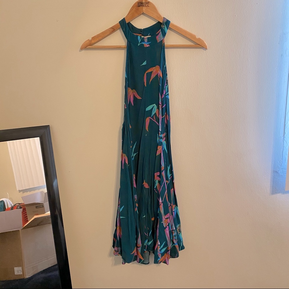Backless Halter Dress